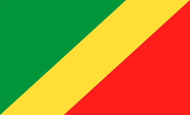 diseño de la bandera del congo