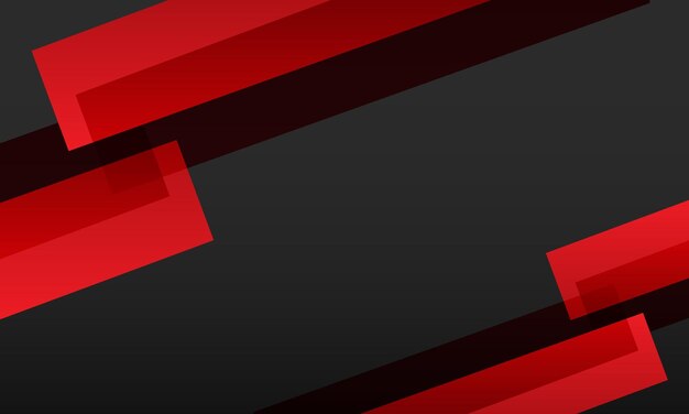 Diseño de bandera de fondo rojo para diapositivas y presentaciones comerciales Tapa de pared en forma de círculo de línea