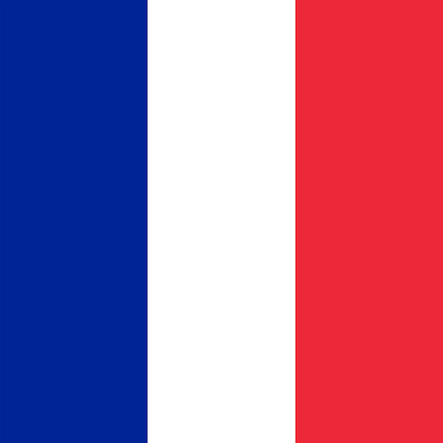 Diseño de bandera de francia