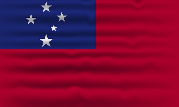 Diseño de la bandera nacional de Samoa, bandera de Samoa