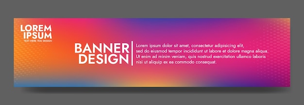 Diseño de la bandera de la puesta de sol ardiente