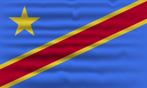 Diseño de la bandera de la República Democrática del Congo