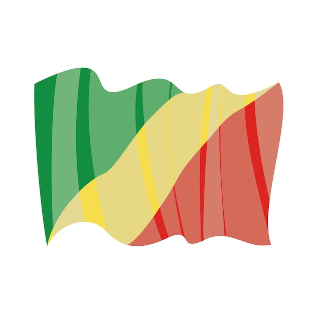 Vector diseño de la bandera de senegal