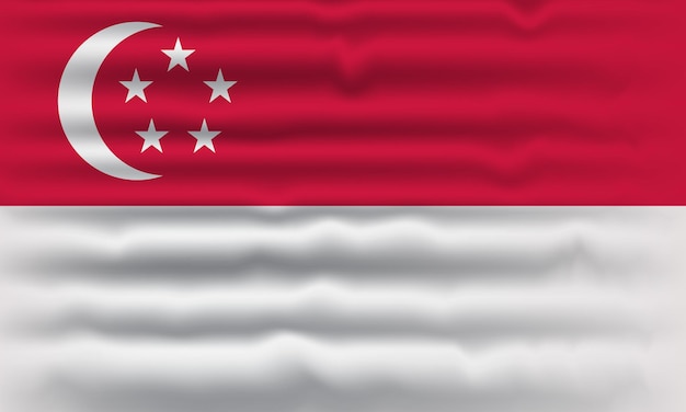 Diseño de la bandera de Singapur Bandera de Singapur