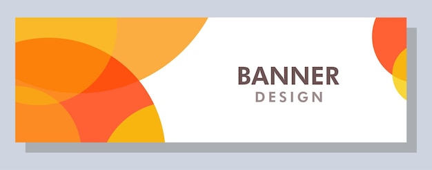 Diseño de banner abstracto Fondo de forma vectorial