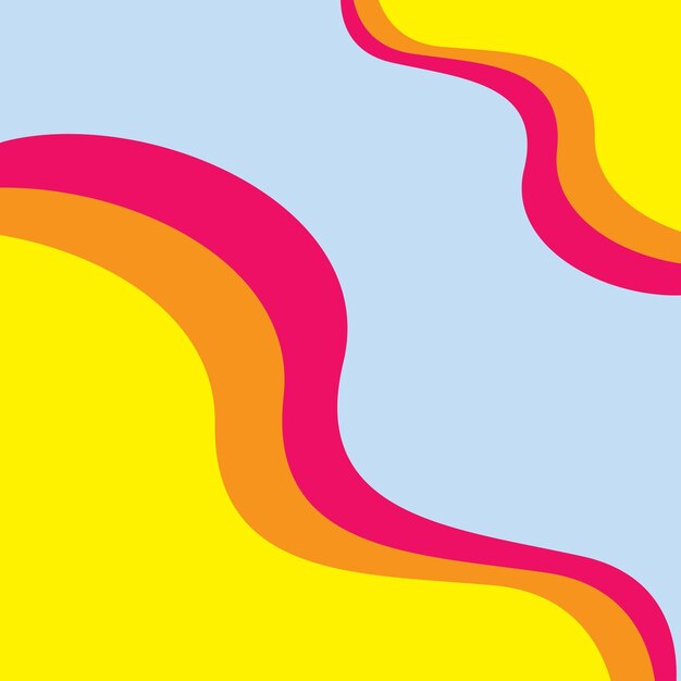 Diseño de banner abstracto Fondo de vector ondulado elegante