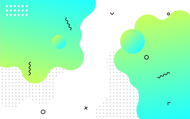 Diseño de banner abstracto líquido Fondo en forma de vector fluido Patrón de banner de plantilla gráfica moderna para redes sociales y sitios web