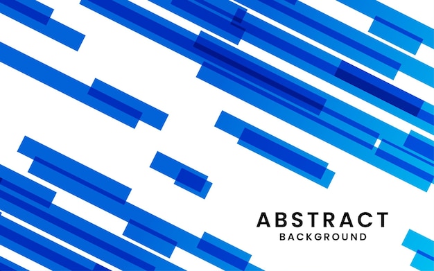 diseño de banner abstracto simple azul de moda