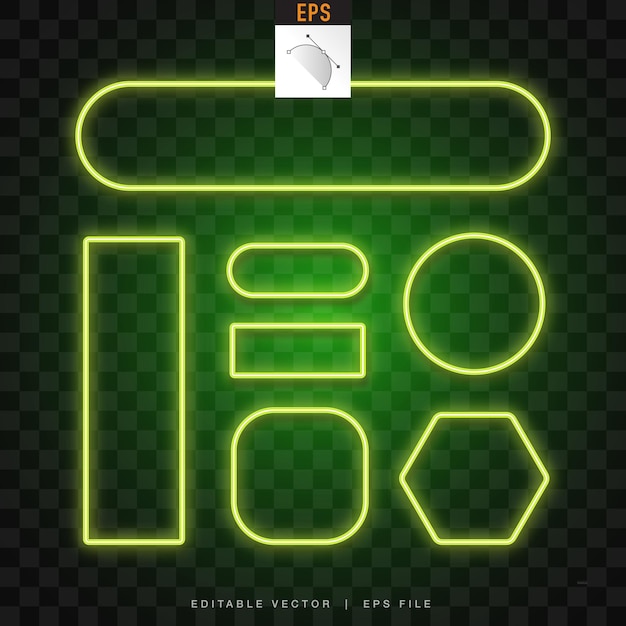 Diseño de banner de color neón