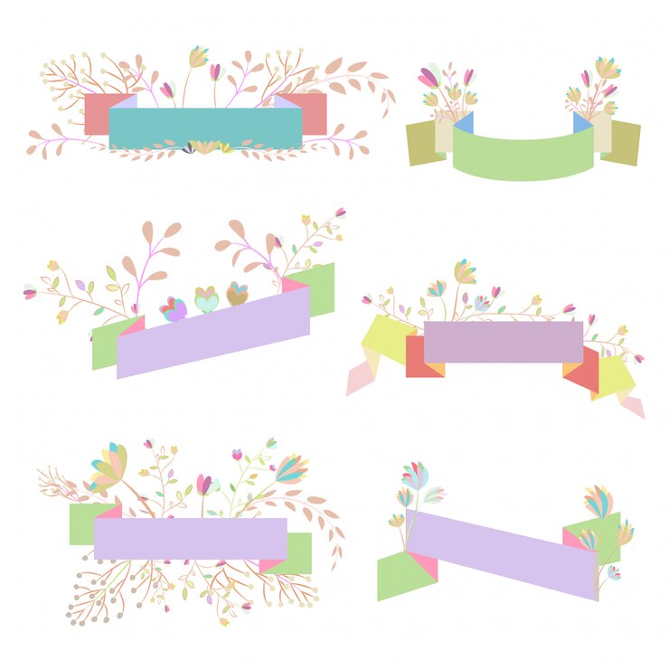 Vector diseño de banner decorativo