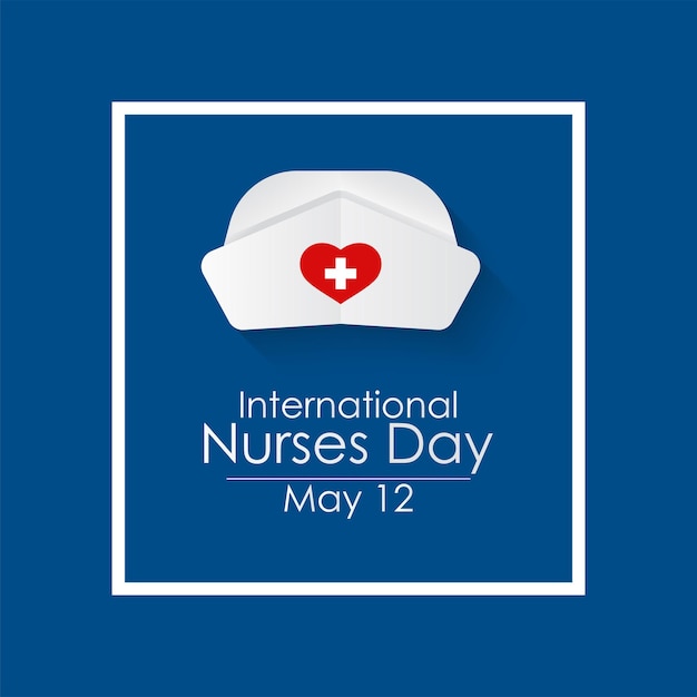 Diseño de banner para el Día Internacional de las Enfermeras en las redes sociales Gracias al médico y a las enfermeras