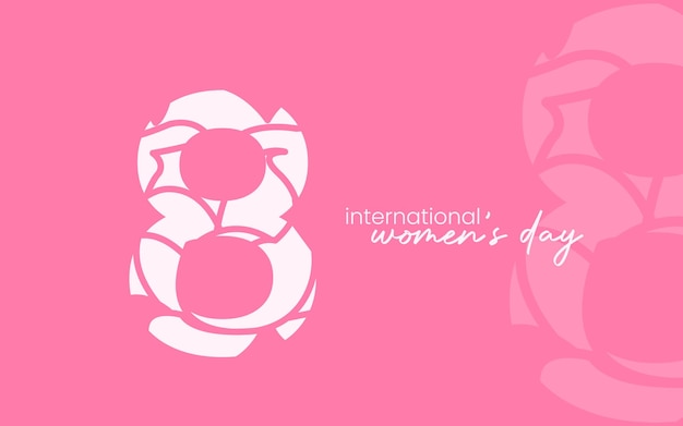 Diseño de banner del día de la mujer