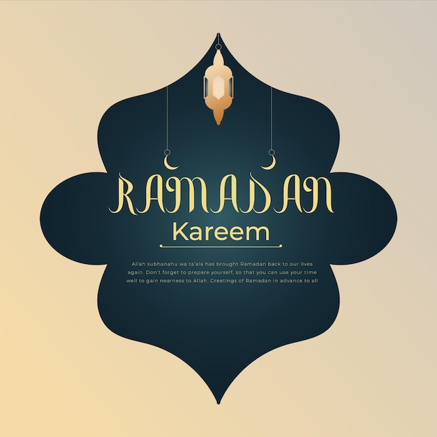 diseño de banner dorado árabe ramadán kareem