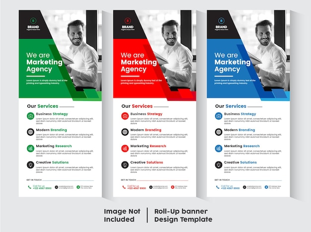 Diseño de banner enrollable