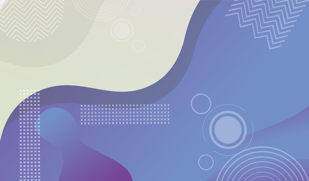 Diseño de banner de estilo dinámico con elementos vectoriales de gradiente de color fluido
