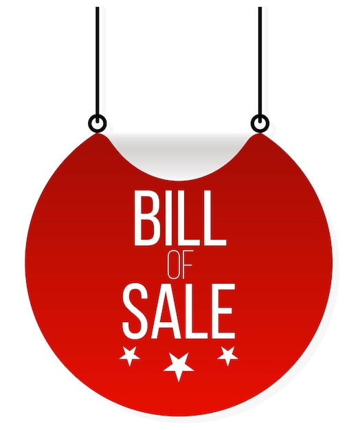Diseño del banner de la factura de venta Icono de la facturas de venta Ilustración vectorial de estilo plano