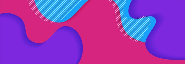 Diseño de banner de fondo abstracto de vector