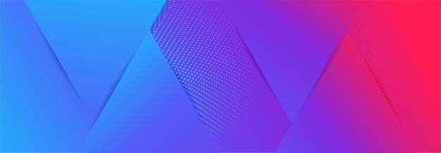 Diseño de banner de fondo abstracto de vector