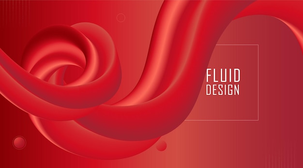 Diseño de banner de fondo fluido abstracto o plantilla de fondo de página de destino