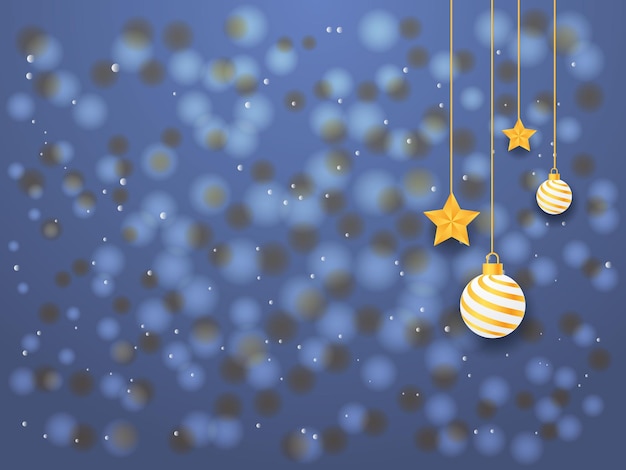 Diseño de banner de fondo de navidad