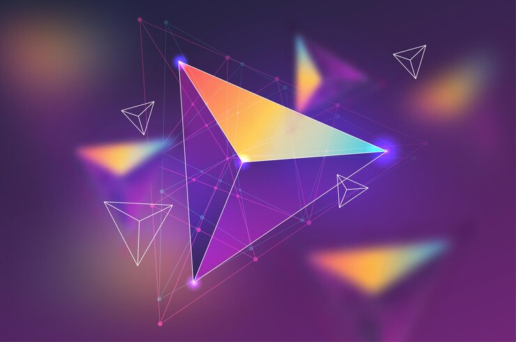 Vector diseño de banner geométrico abstracto plantilla de portada de aplicación de presentación de negocios o tecnología