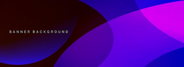 Diseño de banner de plantilla de patrón de colores de diseño geométrico abstracto