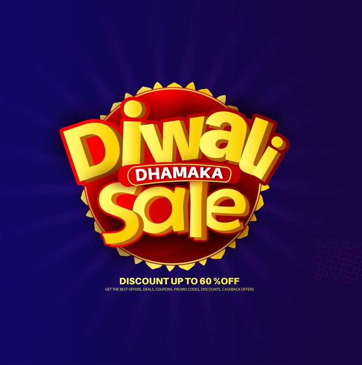 Vector diseño de banner del sitio web de venta con lámpara de aceite realista dama indiana con fondo amarillo para diwali fes