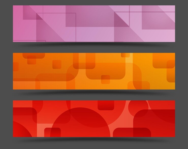Vector diseño de banner para sitios web diseño web e ideas creativas