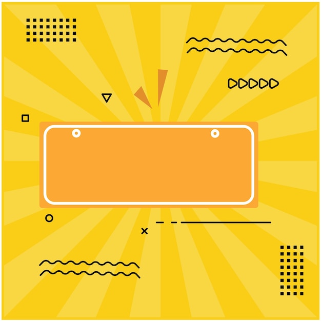 Diseño de banner de vector
