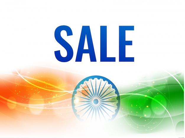 Diseño de Banner de venta de día de República de India.