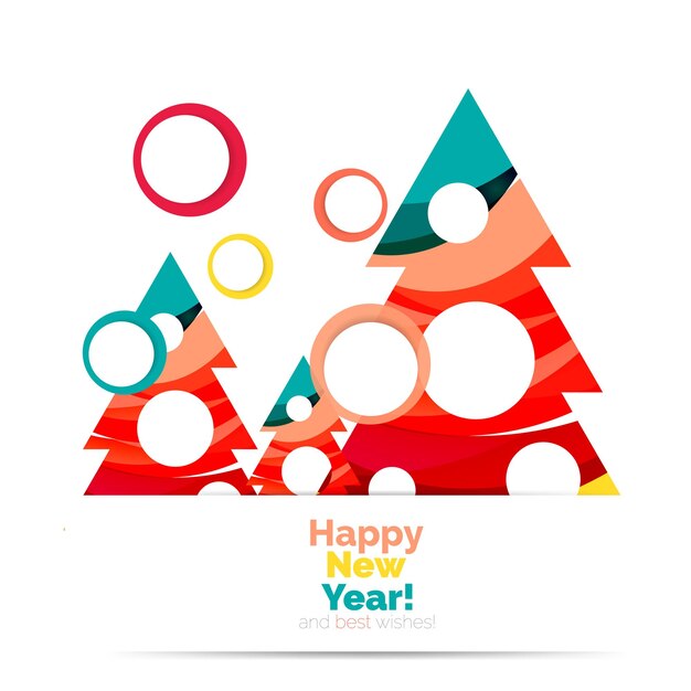 Diseño de banner de venta de Navidad abstracto con espacio en blanco