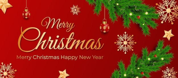 Diseño de banner de venta de navidad