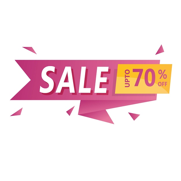Diseño de banner de venta Venta rosa Venta caliente
