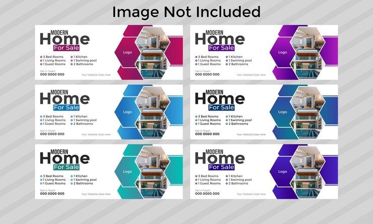Diseño de banner web o banner de portada de Facebook de agencia inmobiliaria profesional moderno y de tendencia