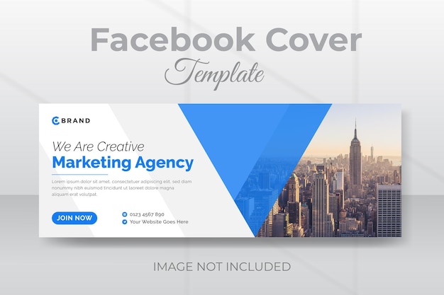 Diseño de banner web o portada de facebook de negocios corporativos creativos