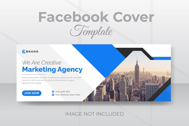 Diseño de banner web o portada de facebook de negocios corporativos creativos