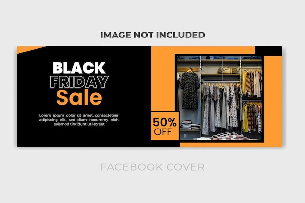 diseño de banner web de viernes negro
