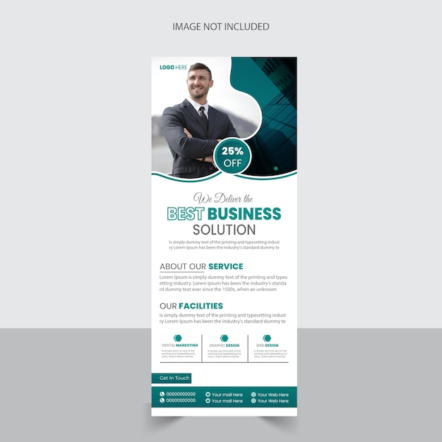 Diseño de banners acumulativos de negocios vectoriales gratuitos para marketing
