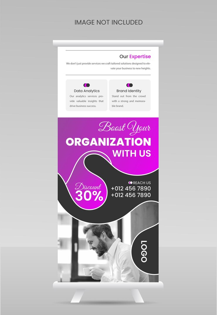 Diseño de banners corporativos modernos para negocios