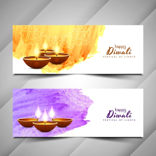 Diseño de banners para el evento de diwali