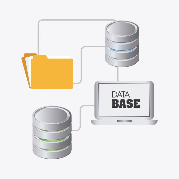 Vector diseño de base de datos,