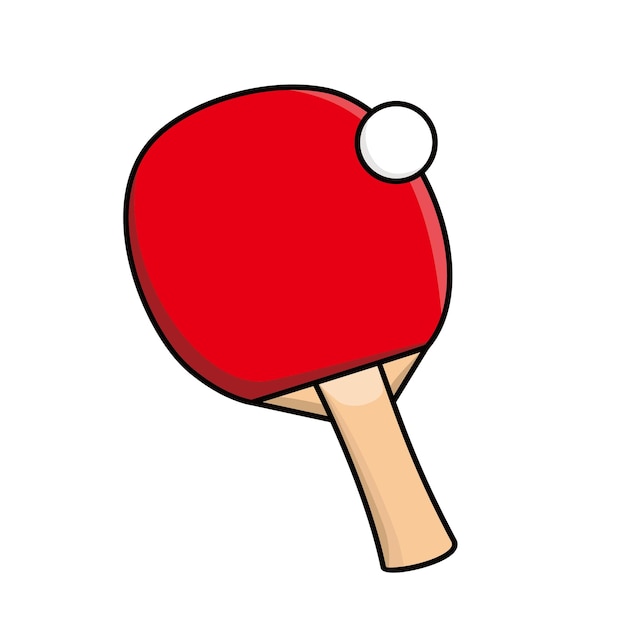 diseño de bate de tenis de mesa equipo deportivo signo y símbolo