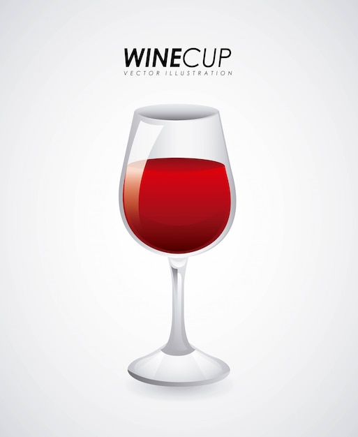 Diseño de bebidas sobre fondo gris ilustración vectorial