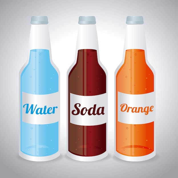 Vector diseño de bebidas