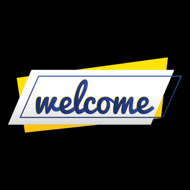 diseño de bienvenida