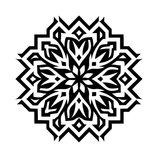 un diseño en blanco y negro con un diseño blanco en la parte inferior
