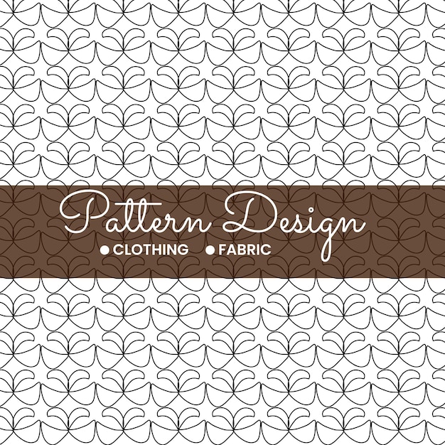 un diseño en blanco y negro con un diseño en marrón y blanco