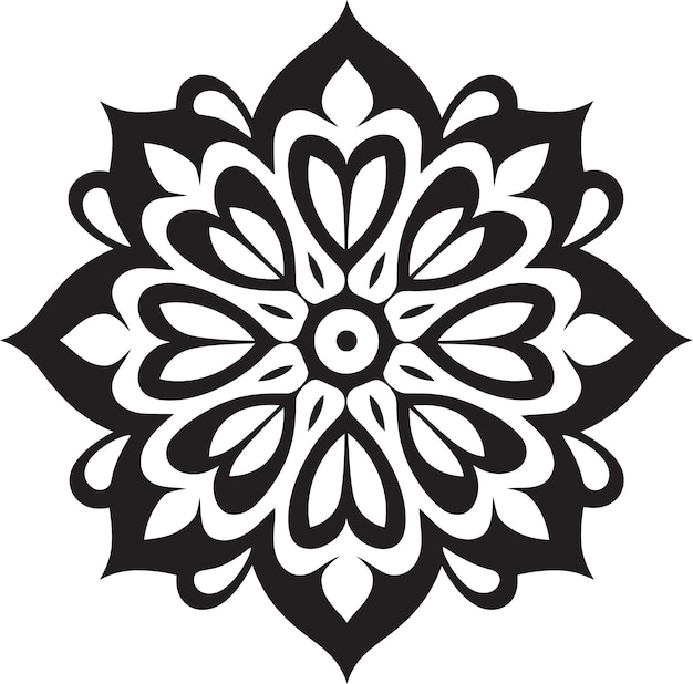 un diseño en blanco y negro con un diseño que dice en él