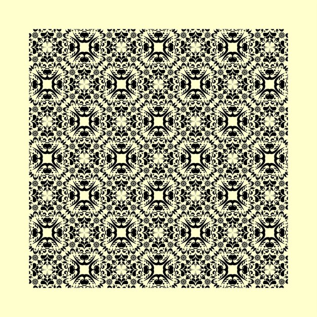 un diseño en blanco y negro con un patrón en negro y blanco