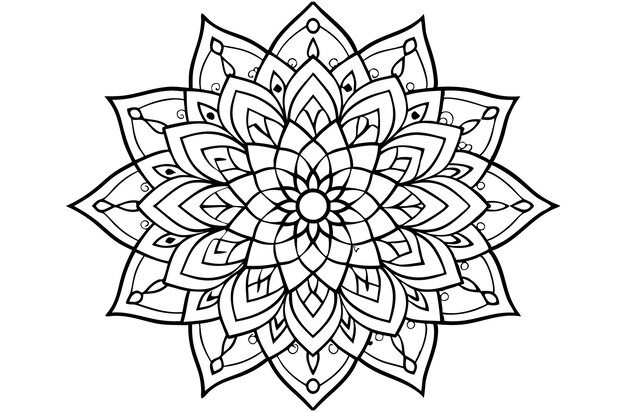 un diseño en blanco y negro que está dibujado en negro y blanco
